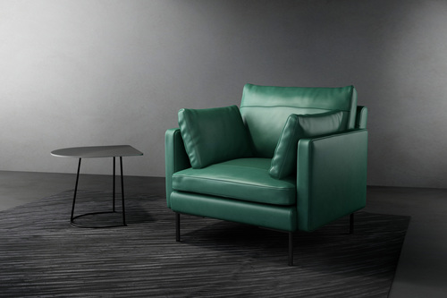 Dune fotel w kolorze morskiej zieleni Adriana Furniture
